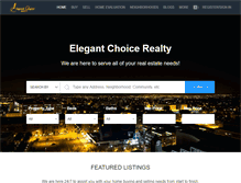 Tablet Screenshot of elegantchoicerealty.com